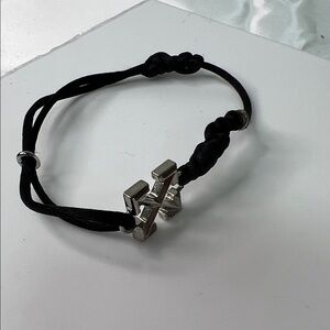 Off-White Black and Silver Bracelet